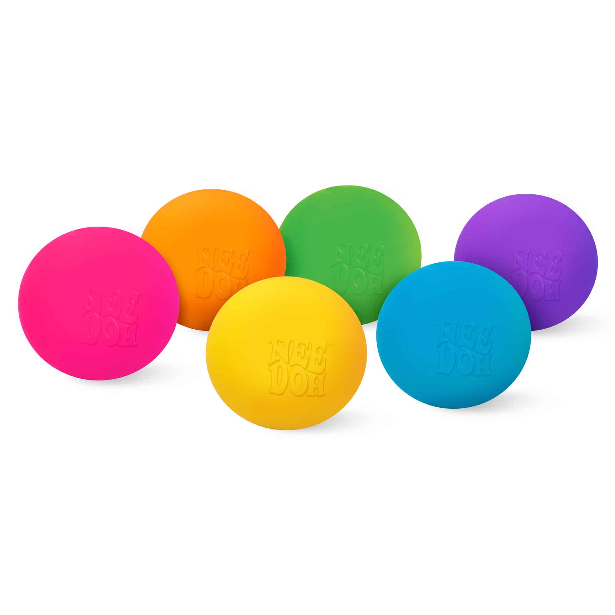 NeeDoh® Rainboh | 6 Teenie Sensory Squishies in Storage Case - Image 3